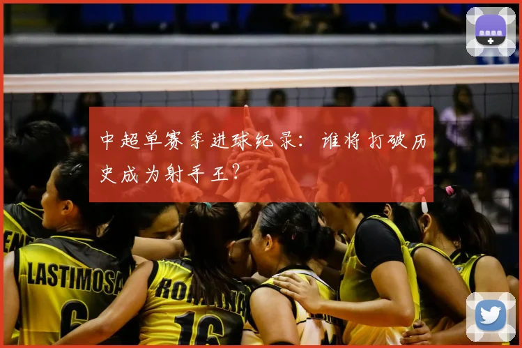 中超单赛季进球纪录:谁将打破历史成为射手王?